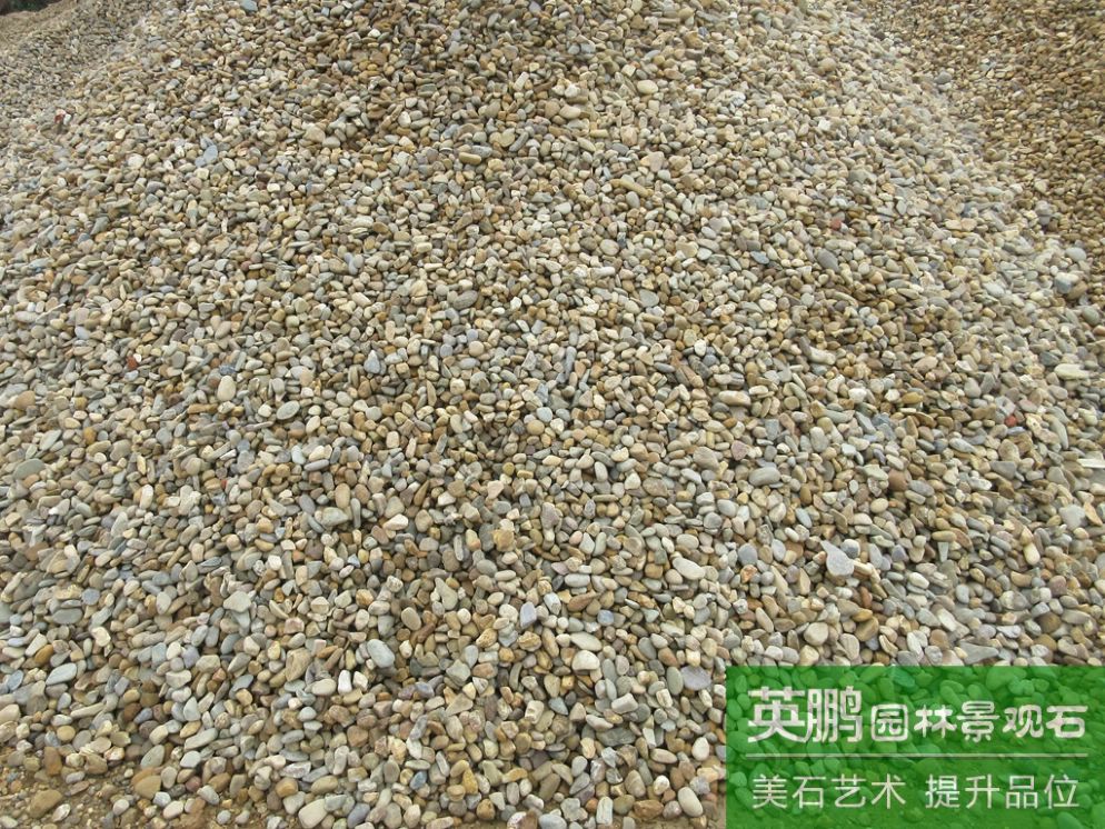 英鵬石場源頭廠家批發直銷種五彩鵝卵石 水處理雜色鵝卵石濾料